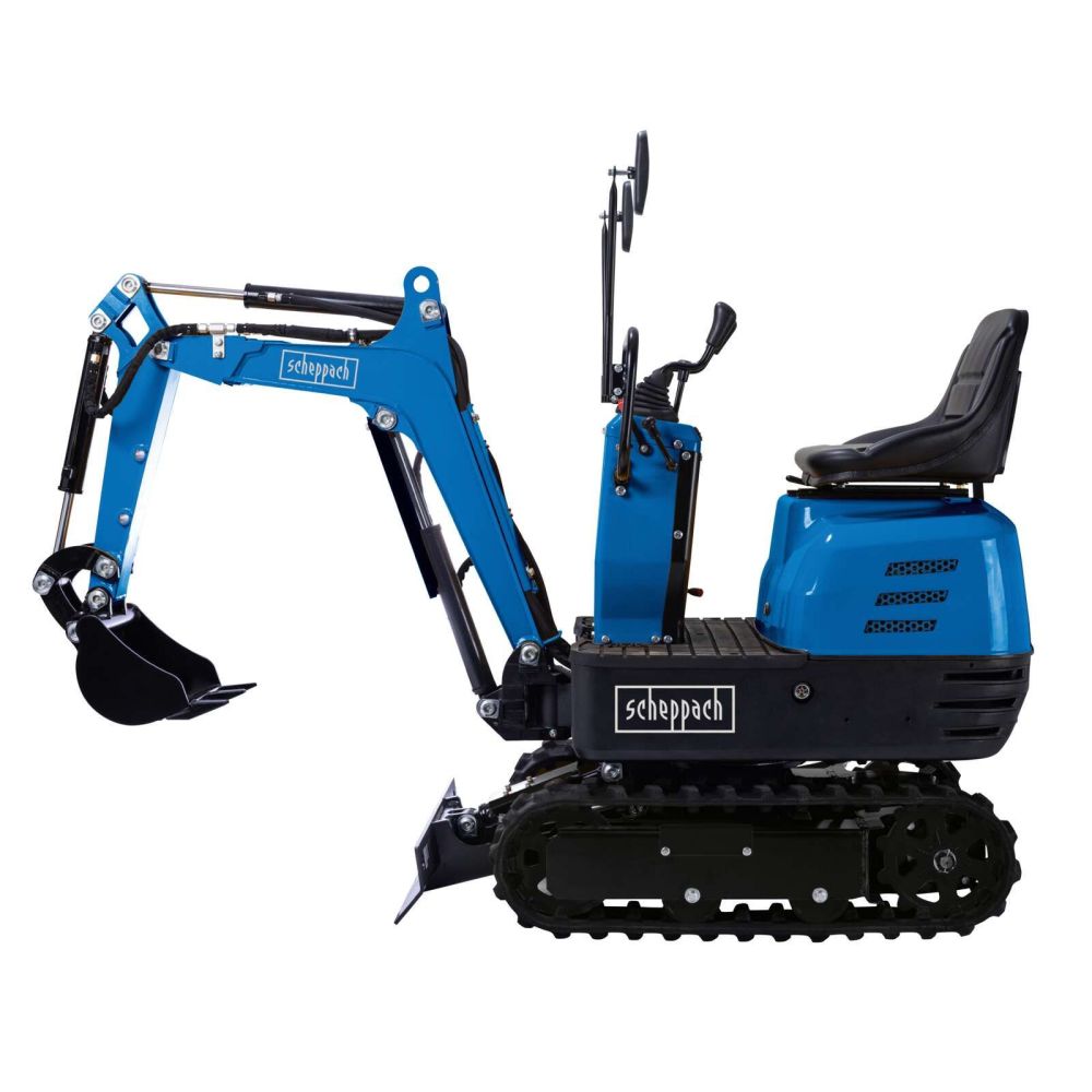Scheppach EXC815 Mini Excavator, 8.5hp Petrol Engine, 1200mm Digging Depth Scheppach EXC815 Mini Excavator, 8.5hp Petrol Engine, 1200mm Digging Depth